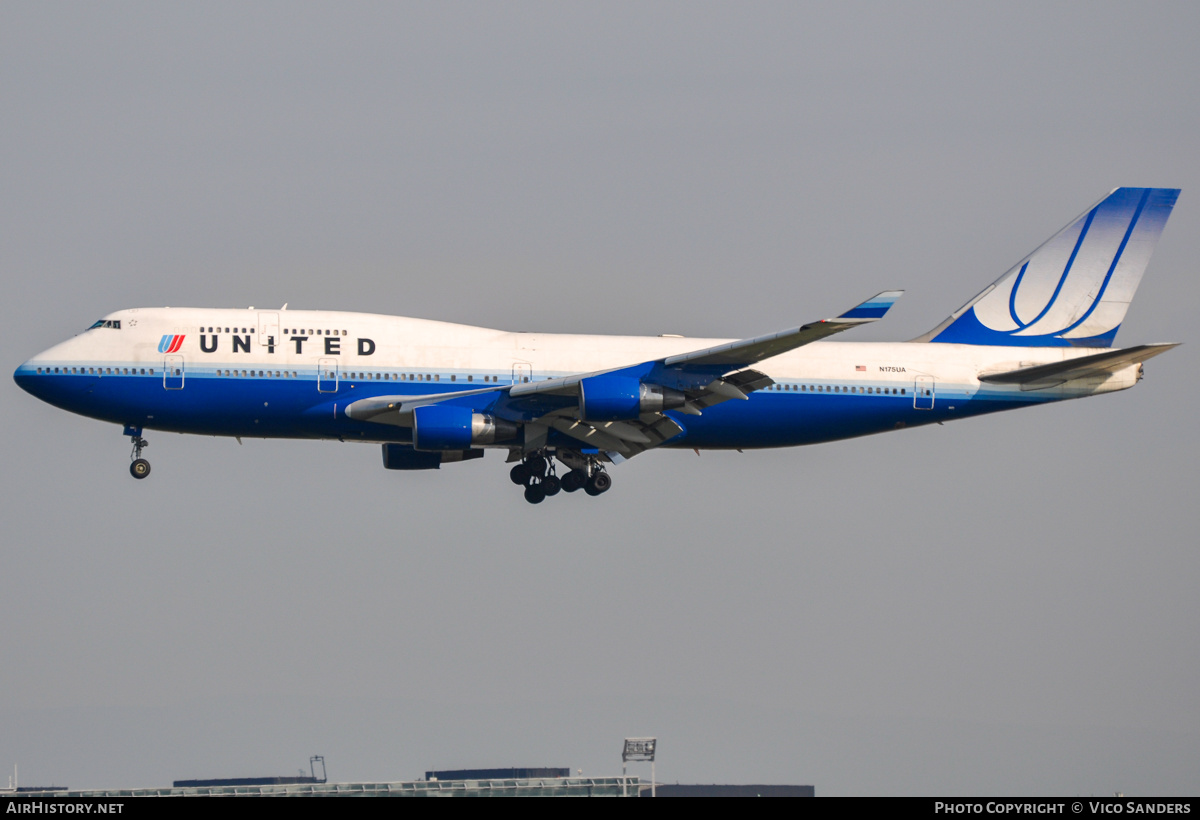 Aircraft Photo of N175UA | Boeing 747-422 | United Airlines | AirHistory.net #751212
