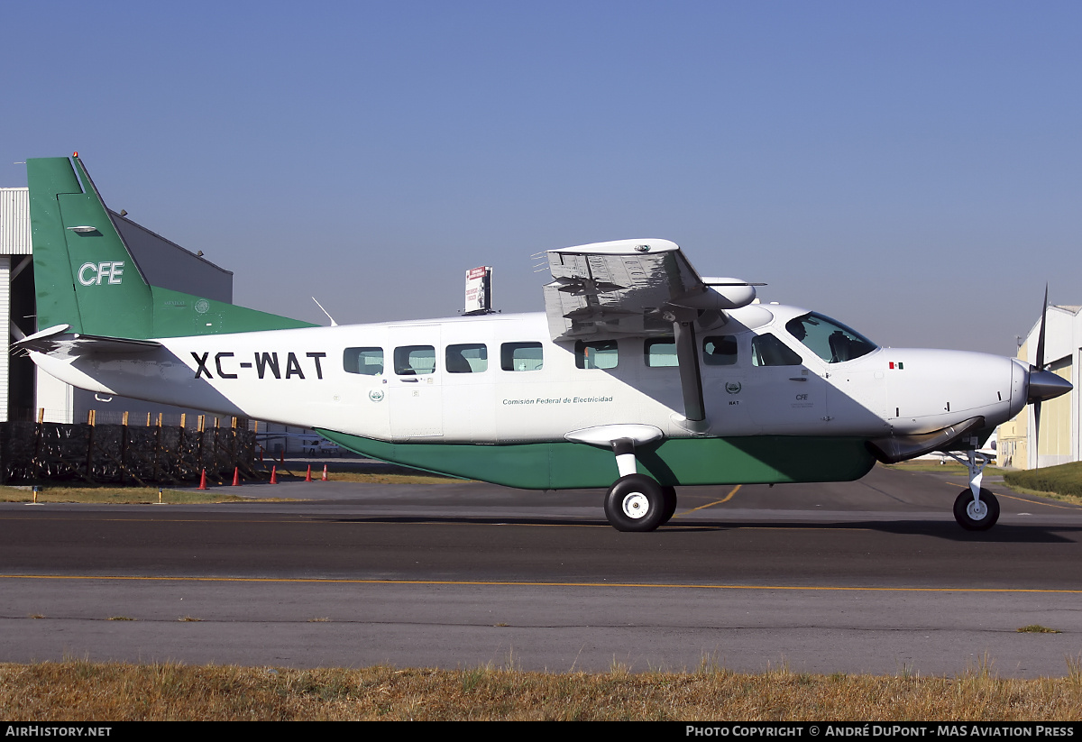 Aircraft Photo of XC-WAT | Cessna 208B Grand Caravan | CFE - Comisión Federal de Electricidad | AirHistory.net #751237