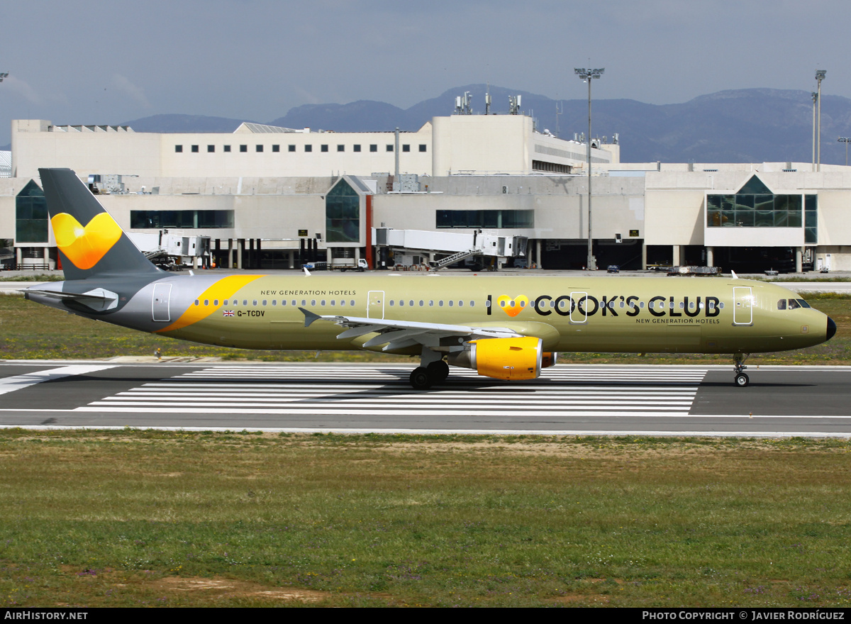Aircraft Photo of G-TCDV | Airbus A321-211 | Thomas Cook Airlines | AirHistory.net #751247