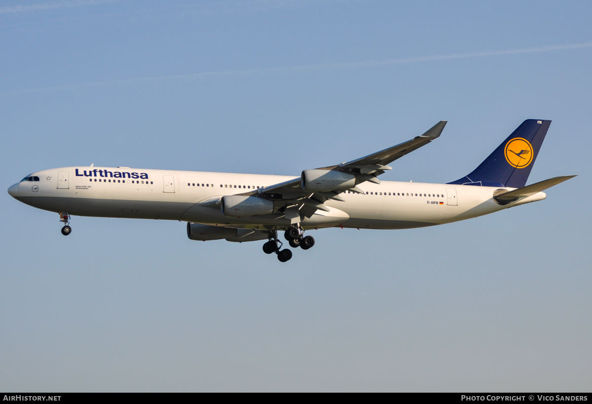 Aircraft Photo of D-AIFB | Airbus A340-313 | Lufthansa | AirHistory.net #751251