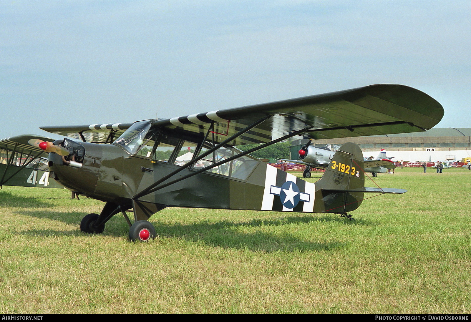Aircraft Photo of G-BRHP / N58JR / 3-1923 | Aeronca O-58B Grasshopper | USA - Air Force | AirHistory.net #751274