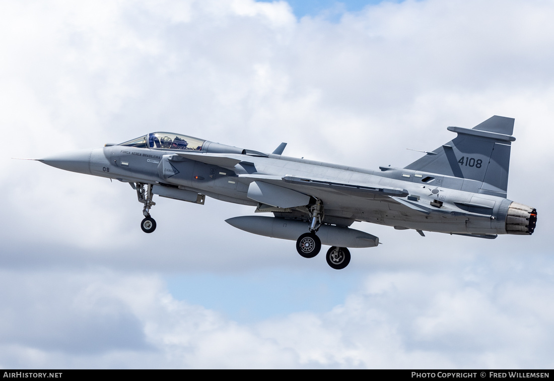 Aircraft Photo of 4108 | Saab F-39E Gripen | Brazil - Air Force | AirHistory.net #751329