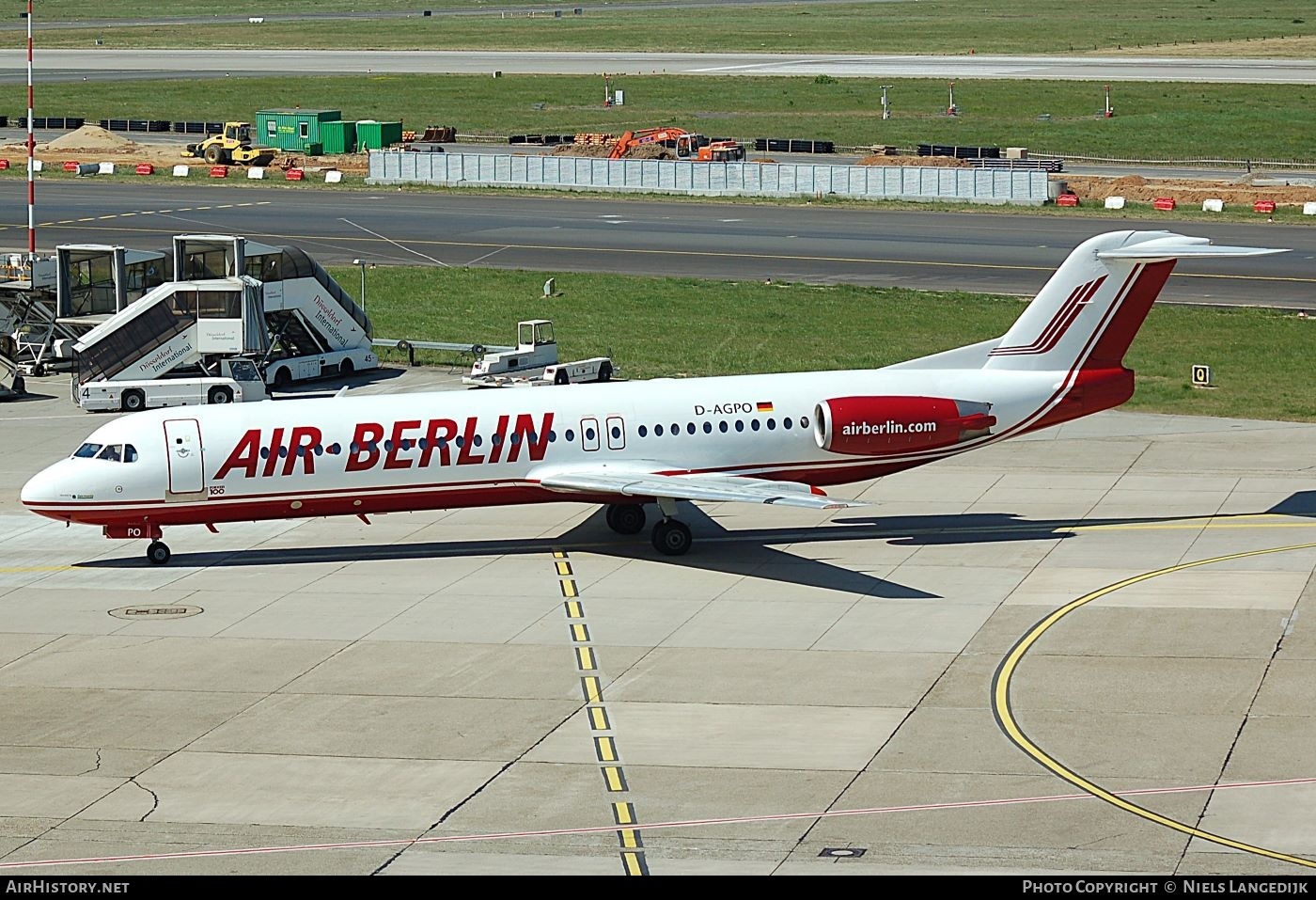 Aircraft Photo of D-AGPO | Fokker 100 (F28-0100) | Air Berlin | AirHistory.net #751344