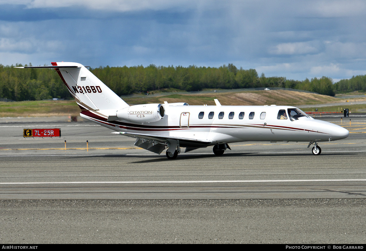Aircraft Photo of N316BD | Cessna 525B CitationJet CJ3 | AirHistory.net #751347