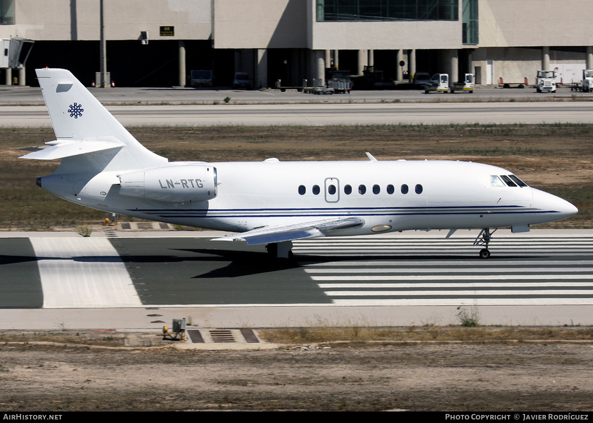 Aircraft Photo of LN-RTG | Dassault Falcon 2000 | AirHistory.net #751359