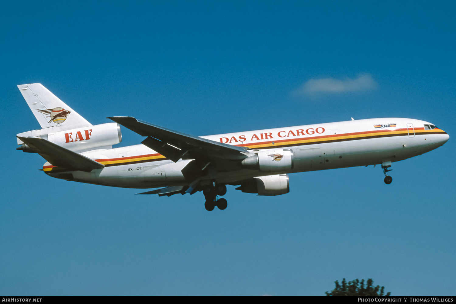 Aircraft Photo of 5X-JOE | McDonnell Douglas DC-10-30CF | DAS Air Cargo - Dairo Air Services | AirHistory.net #751374
