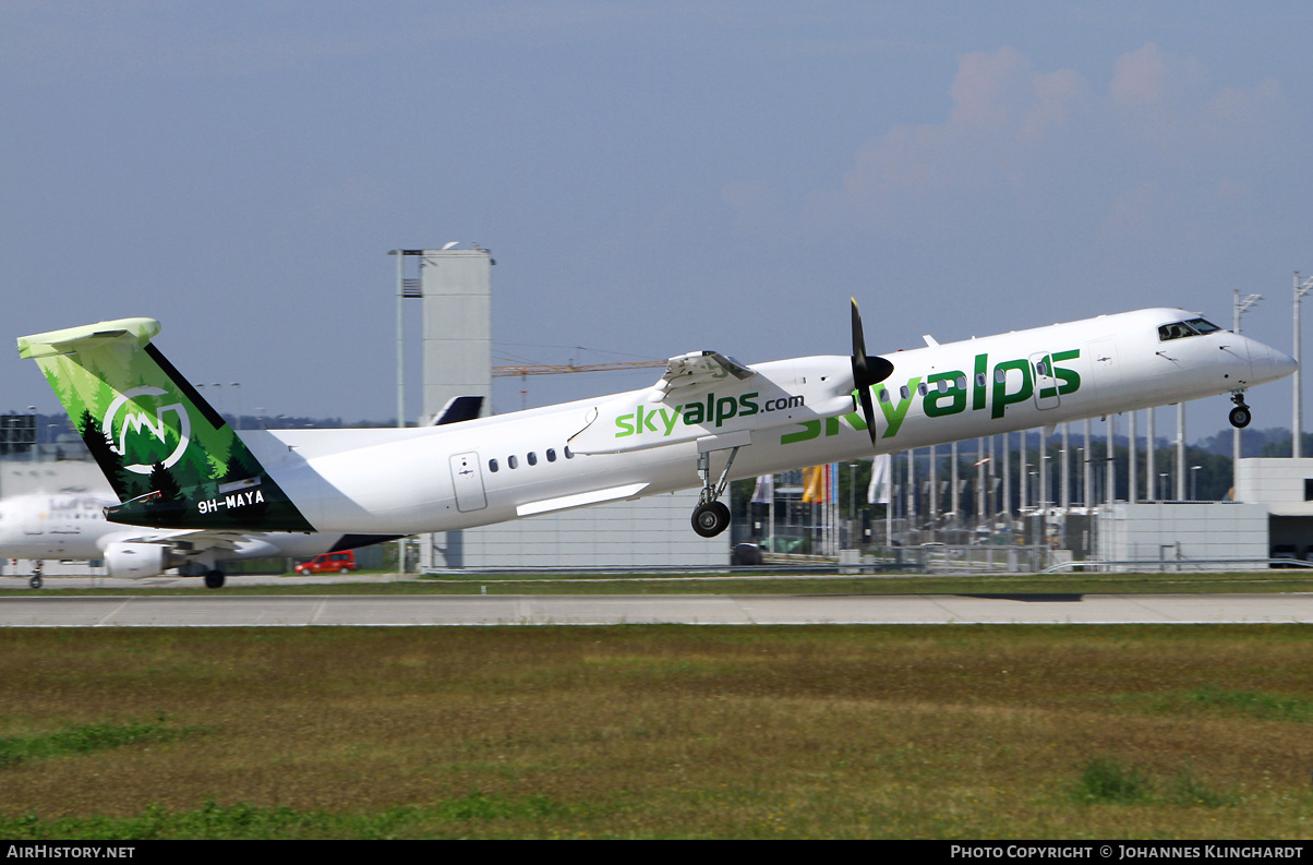 Aircraft Photo of 9H-MAYA | Bombardier DHC-8-402 Dash 8 | SkyAlps | AirHistory.net #751436