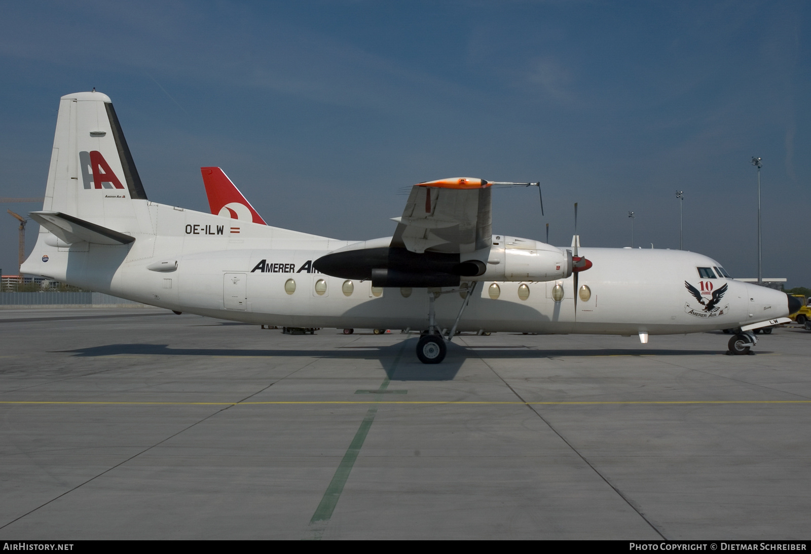 Aircraft Photo of OE-ILW | Fokker F27-500 Friendship | Amerer Air | AirHistory.net #751468