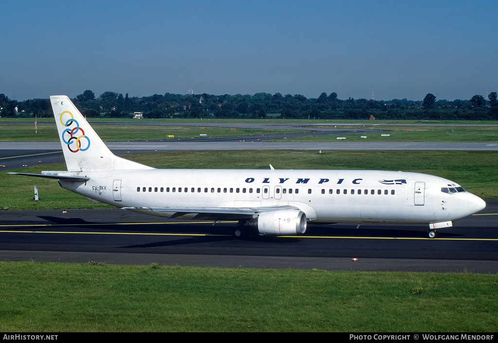 Aircraft Photo of SX-BKK | Boeing 737-4Q8 | Olympic | AirHistory.net #751481