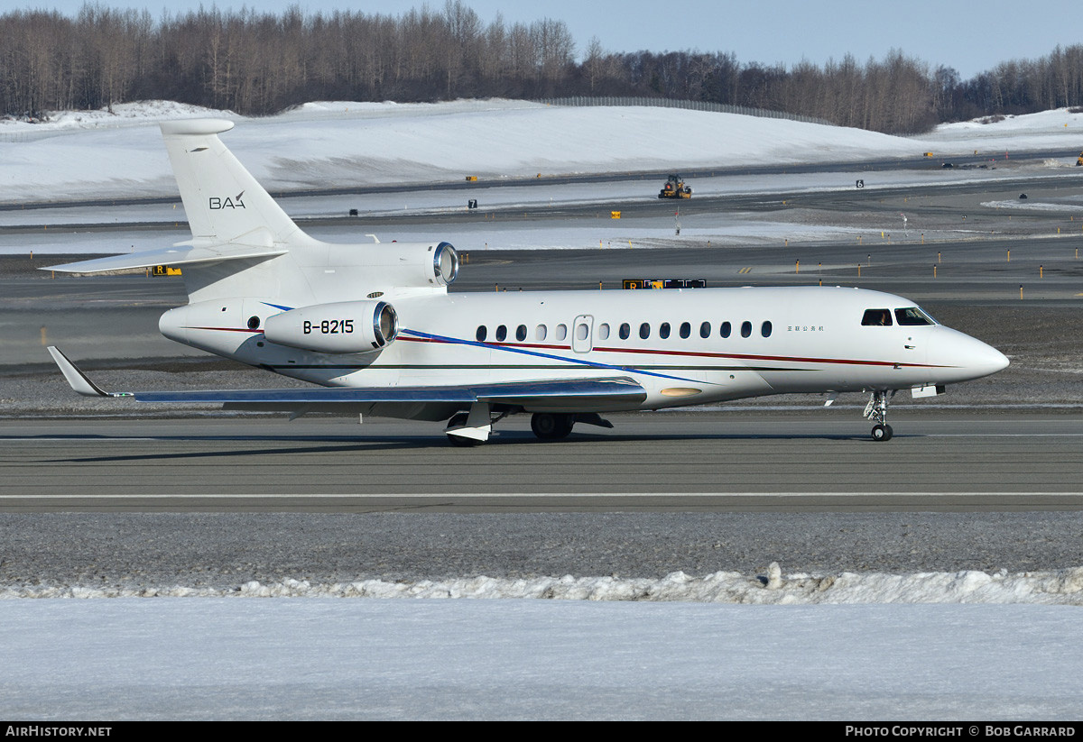 Aircraft Photo of B-8215 | Dassault Falcon 7X | BAA - Business Aviation Asia | AirHistory.net #751488