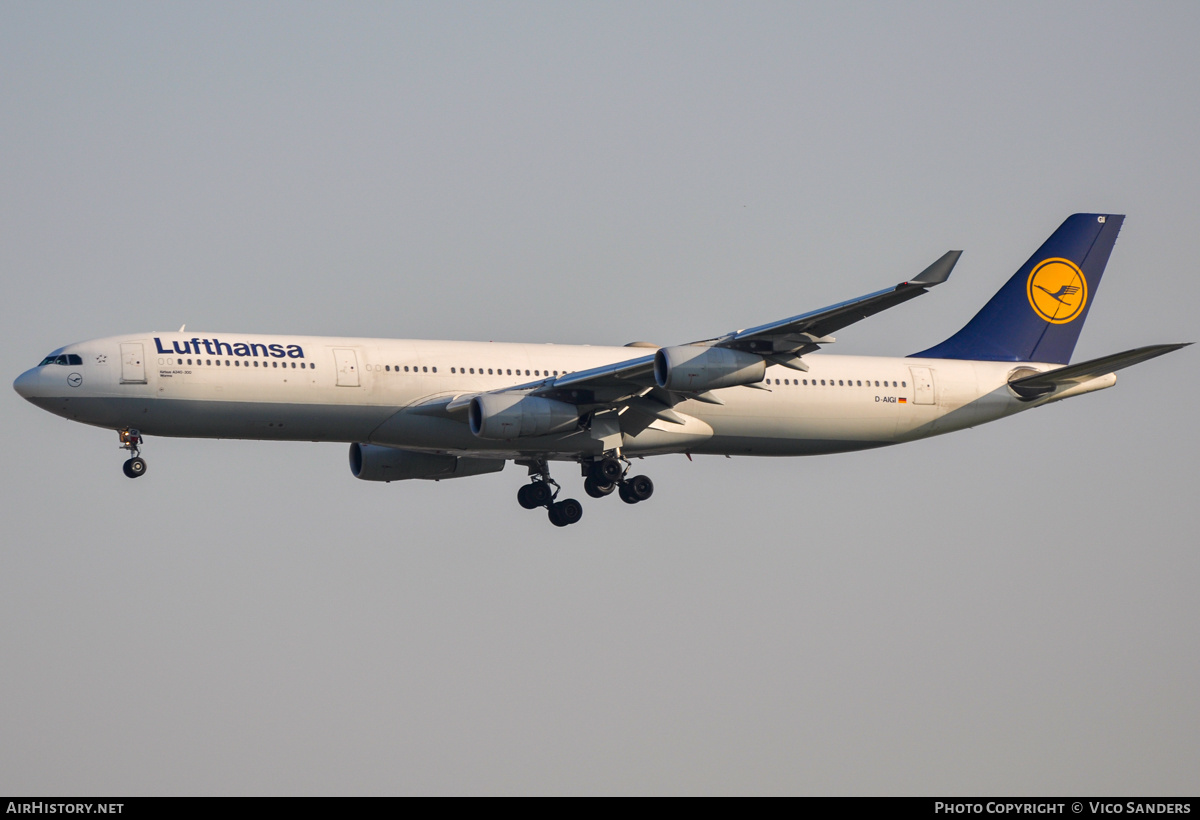 Aircraft Photo of D-AIGI | Airbus A340-311 | Lufthansa | AirHistory.net #751497