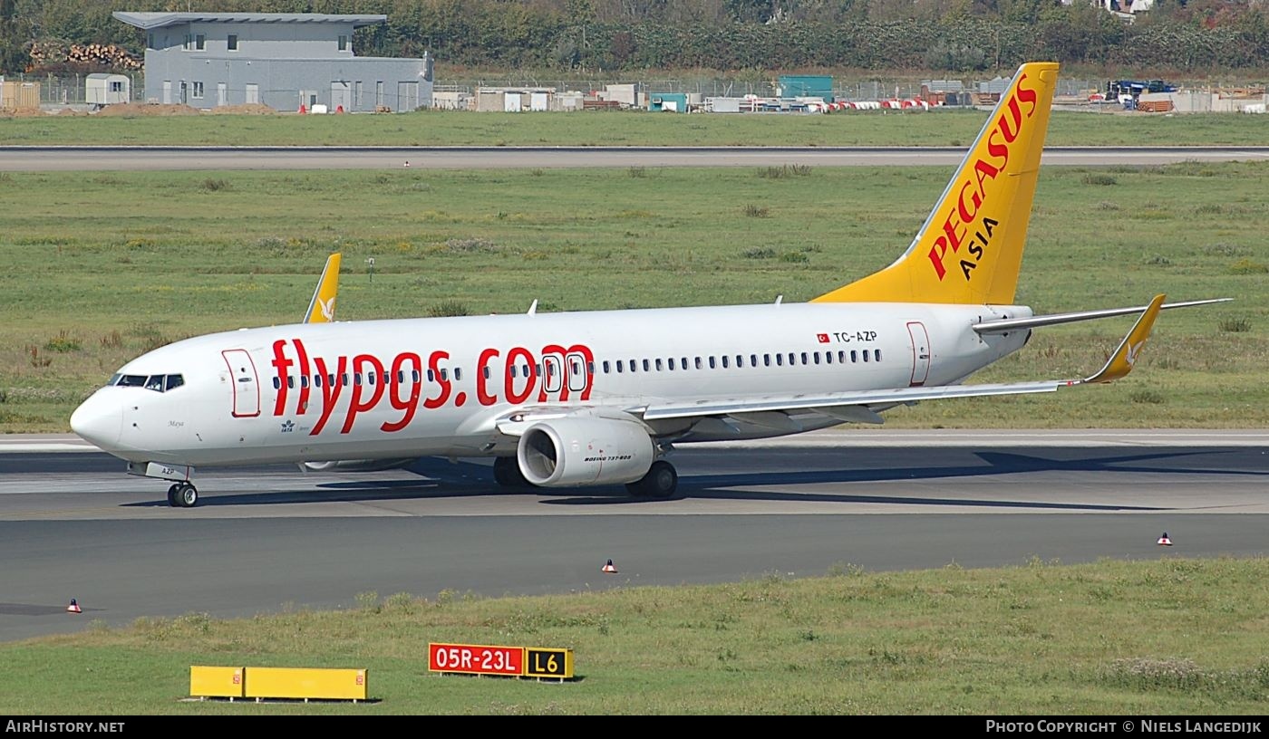Aircraft Photo of TC-AZP | Boeing 737-82R | Pegasus Asia | AirHistory.net #751514