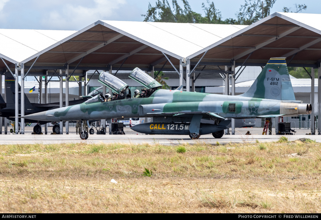 Aircraft Photo of 4812 | Northrop F-5FM Tiger II | Brazil - Air Force | AirHistory.net #751524