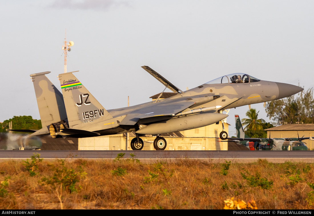 Aircraft Photo of 85-0102 / 85-102 | McDonnell Douglas F-15C Eagle | USA - Air Force | AirHistory.net #751532