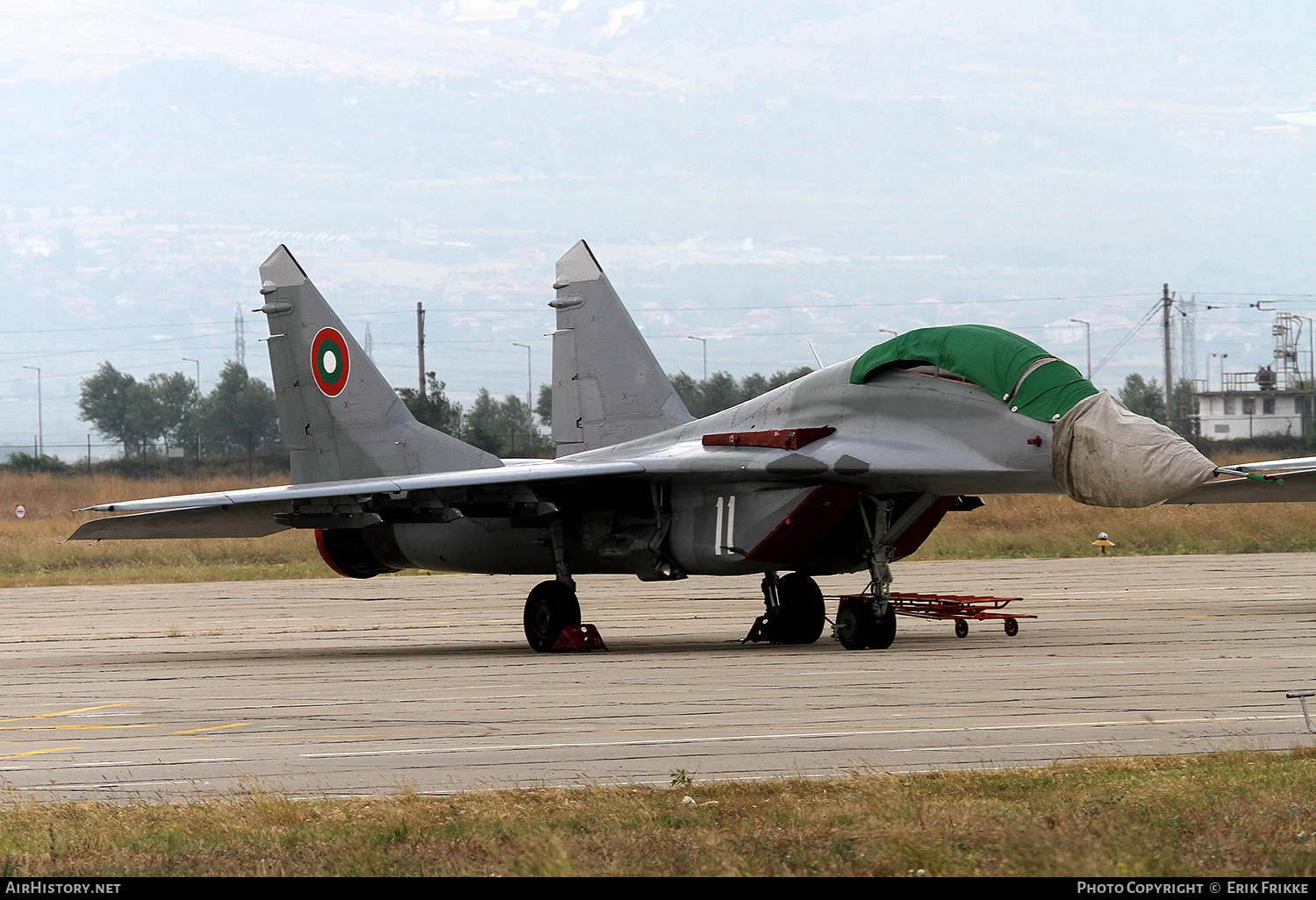 Aircraft Photo of 11 | Mikoyan-Gurevich MiG-29UB | Bulgaria - Air Force | AirHistory.net #751534