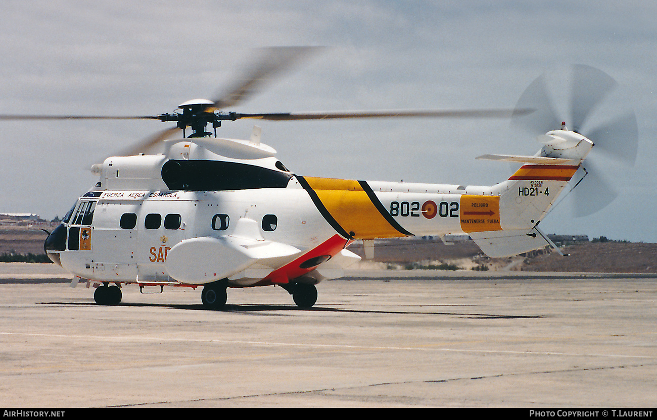 Aircraft Photo of HD.21-4 | Aerospatiale AS-332B Super Puma | Spain - Air Force | AirHistory.net #751545
