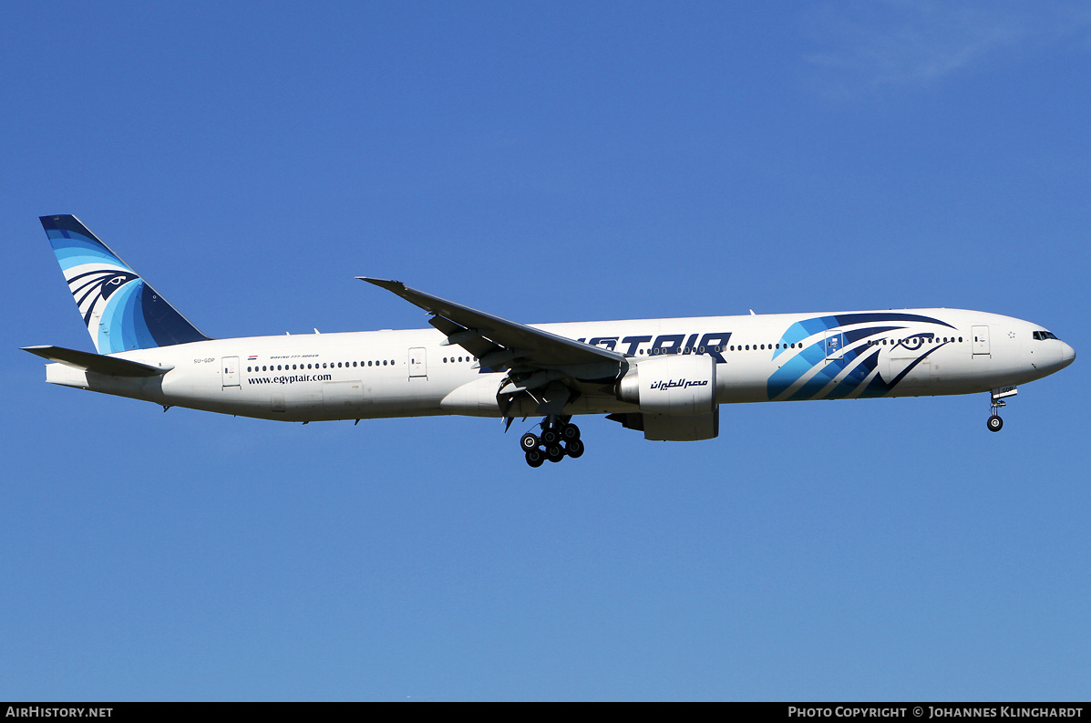 Aircraft Photo of SU-GDP | Boeing 777-36N/ER | EgyptAir | AirHistory.net #751548