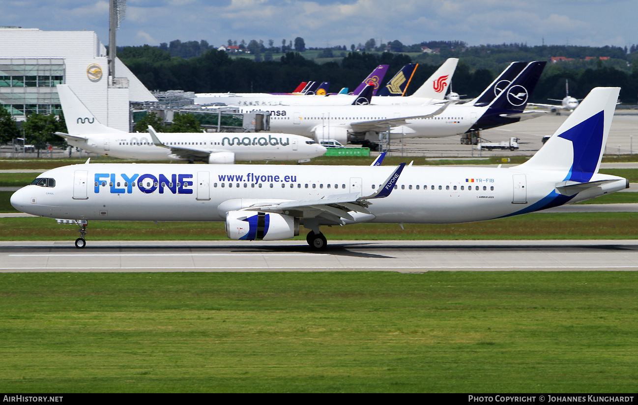 Aircraft Photo of YR-FIB | Airbus A321-231 | FlyOne | AirHistory.net #751560