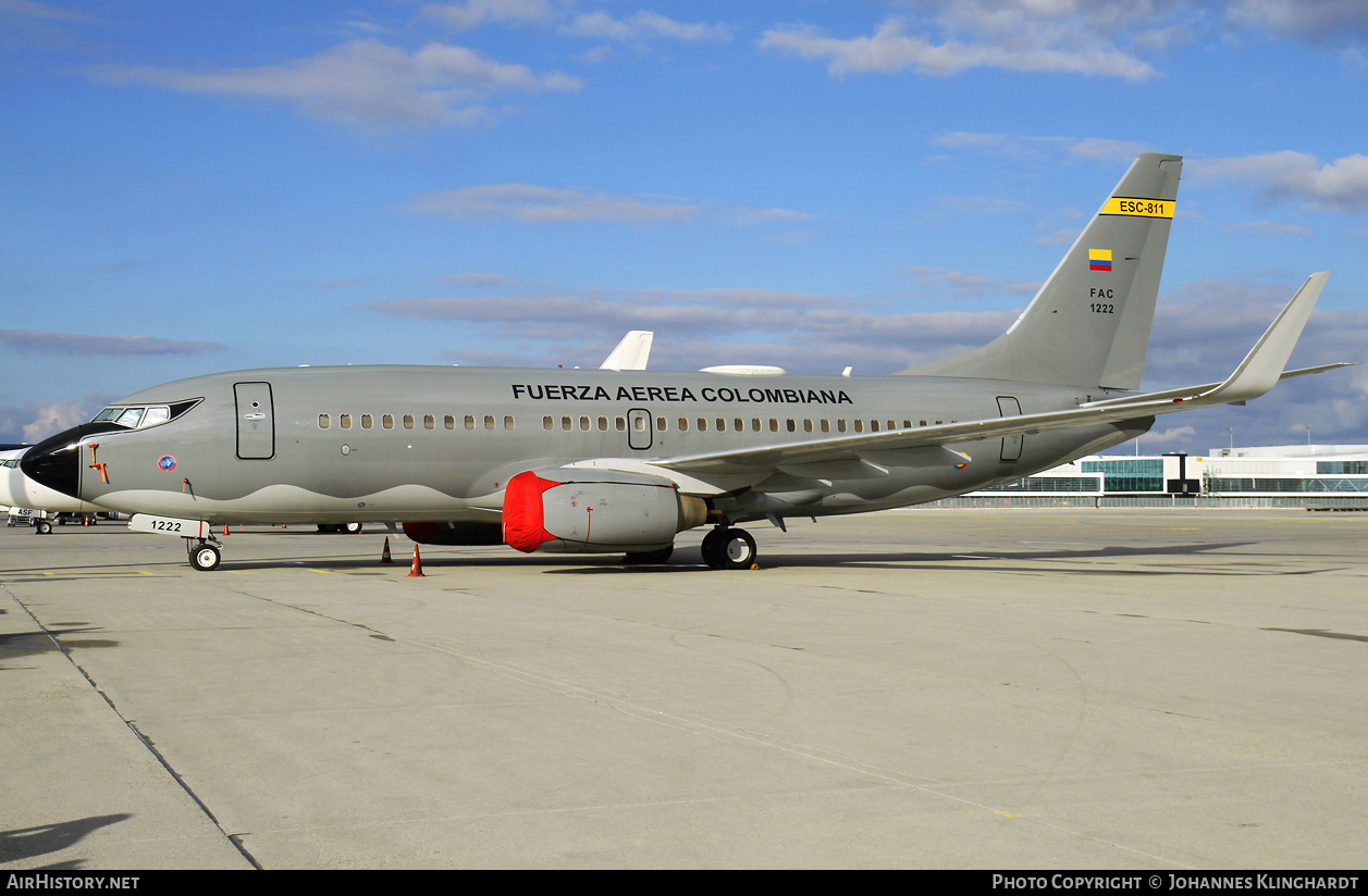 Aircraft Photo of FAC1222 | Boeing 737-732 | Colombia - Air Force | AirHistory.net #751561