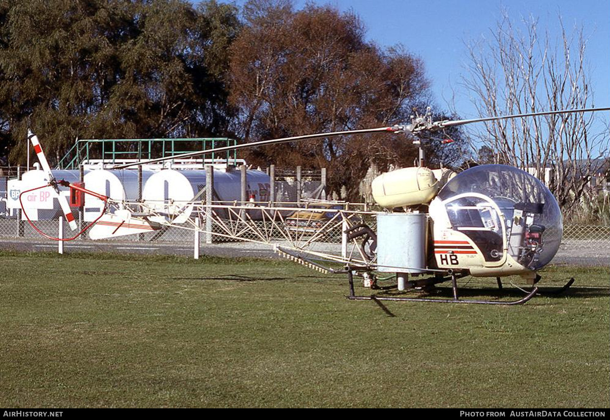 Aircraft Photo of ZK-HHB / HB | Bell 47G-3B-1 | AirHistory.net #751563