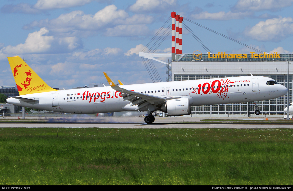 Aircraft Photo of TC-RDP | Airbus A321-251NX | Pegasus Airlines | AirHistory.net #751581