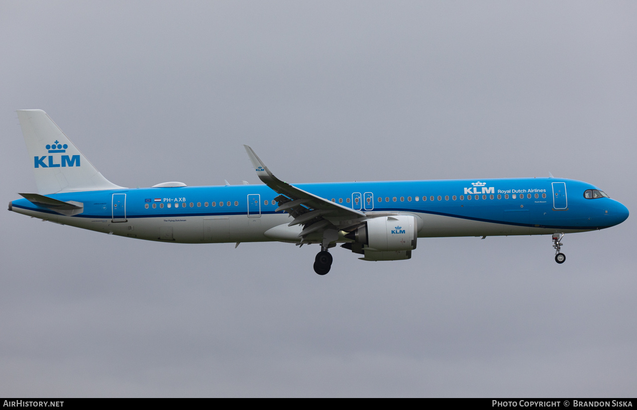 Aircraft Photo of PH-AXB | Airbus A321-252NX | KLM - Royal Dutch Airlines | AirHistory.net #751593