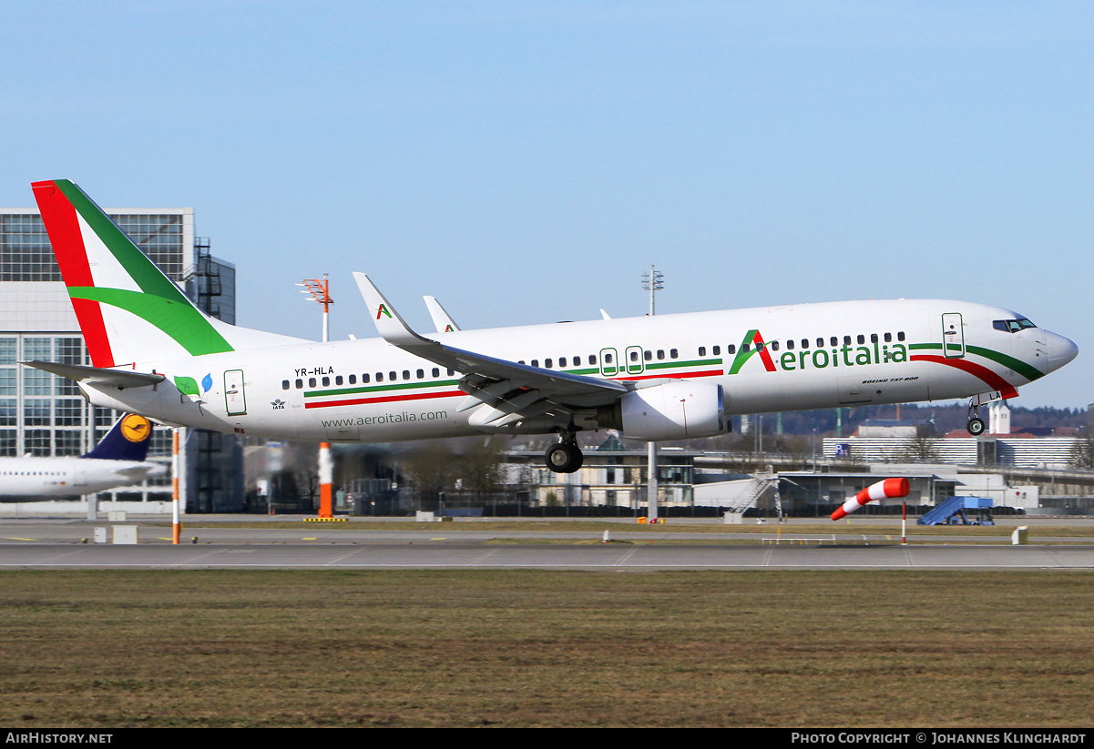 Aircraft Photo of YR-HLA | Boeing 737-8HC | Aeroitalia | AirHistory.net #751600