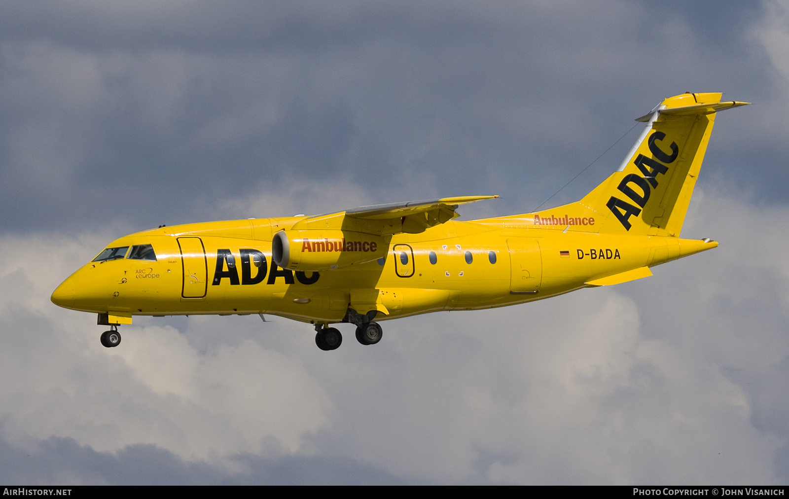 Aircraft Photo of D-BADA | Fairchild Dornier 328-310 328JET | ADAC Luftrettung | AirHistory.net #751610