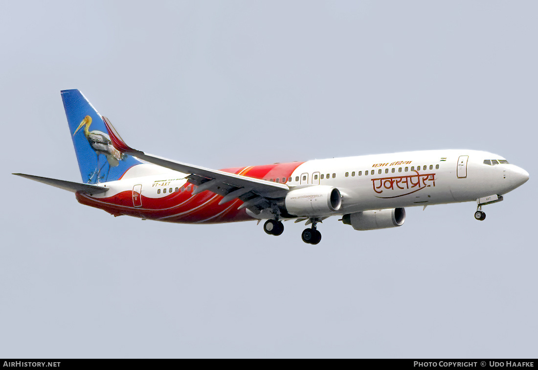 Aircraft Photo of VT-AXT | Boeing 737-8HG | Air India Express | AirHistory.net #751628