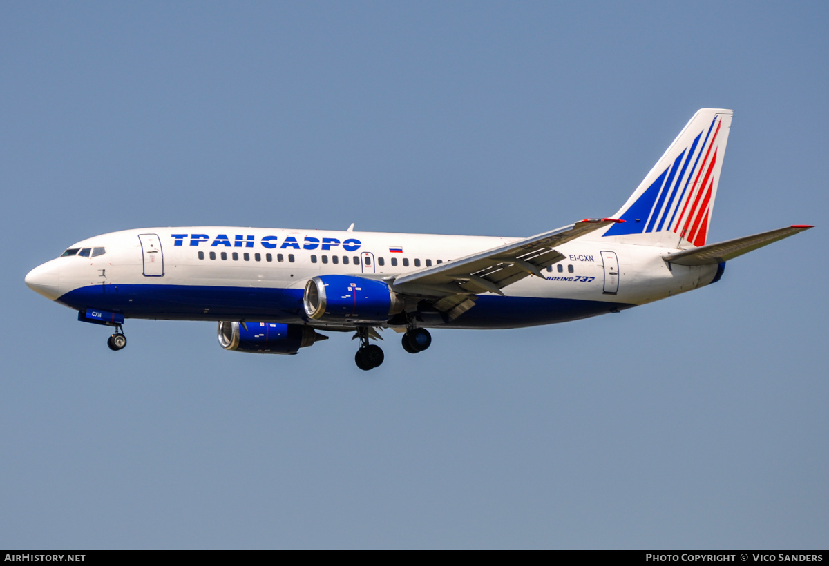 Aircraft Photo of EI-CXN | Boeing 737-329 | Transaero Airlines | AirHistory.net #751631