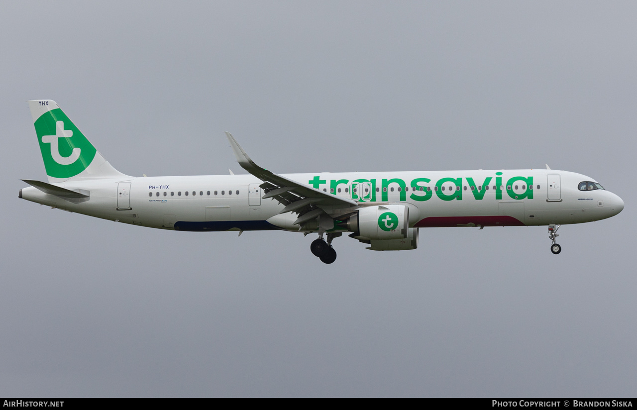 Aircraft Photo of PH-YHX | Airbus A321-252NX | Transavia | AirHistory.net #751634