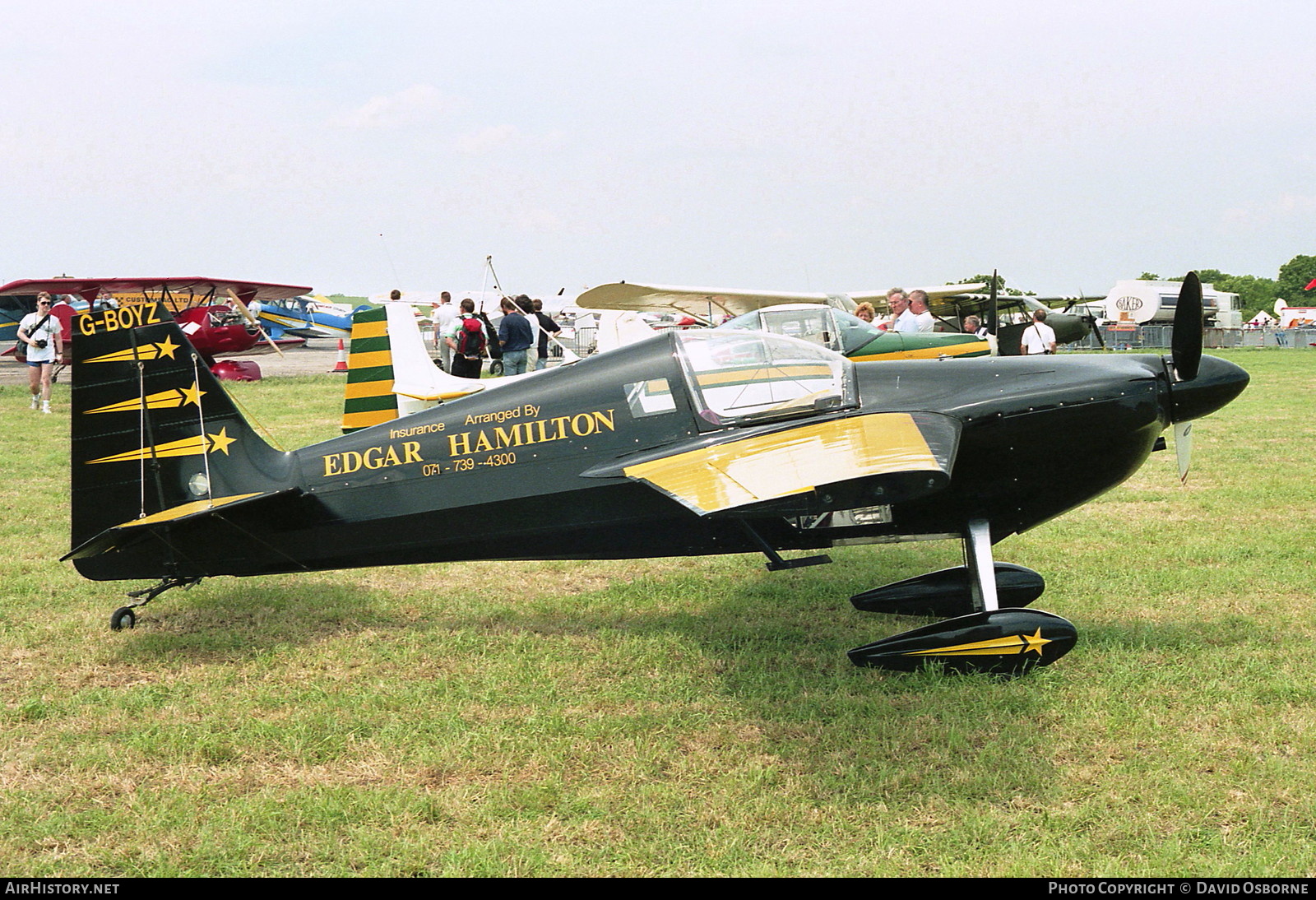 Aircraft Photo of G-BOYZ | Stephens Akro Laser Z200 | AirHistory.net #751637