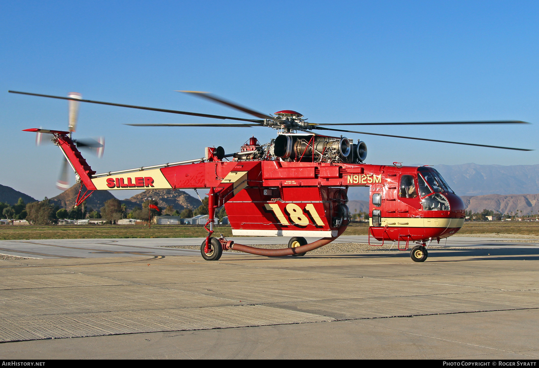 Aircraft Photo of N9125M | Sikorsky CH-54A Tarhe (S-64A) | Siller Helicopters | AirHistory.net #751719