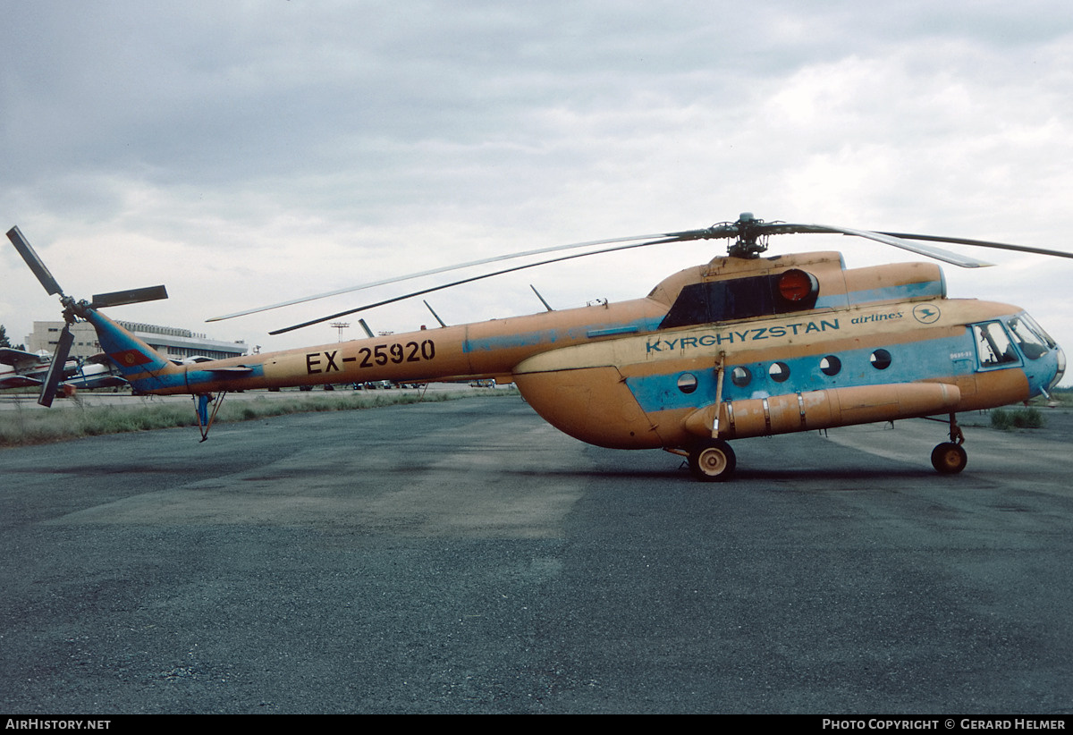 Aircraft Photo of EX-25920 | Mil Mi-8T | Kyrgyzstan Airlines | AirHistory.net #751721