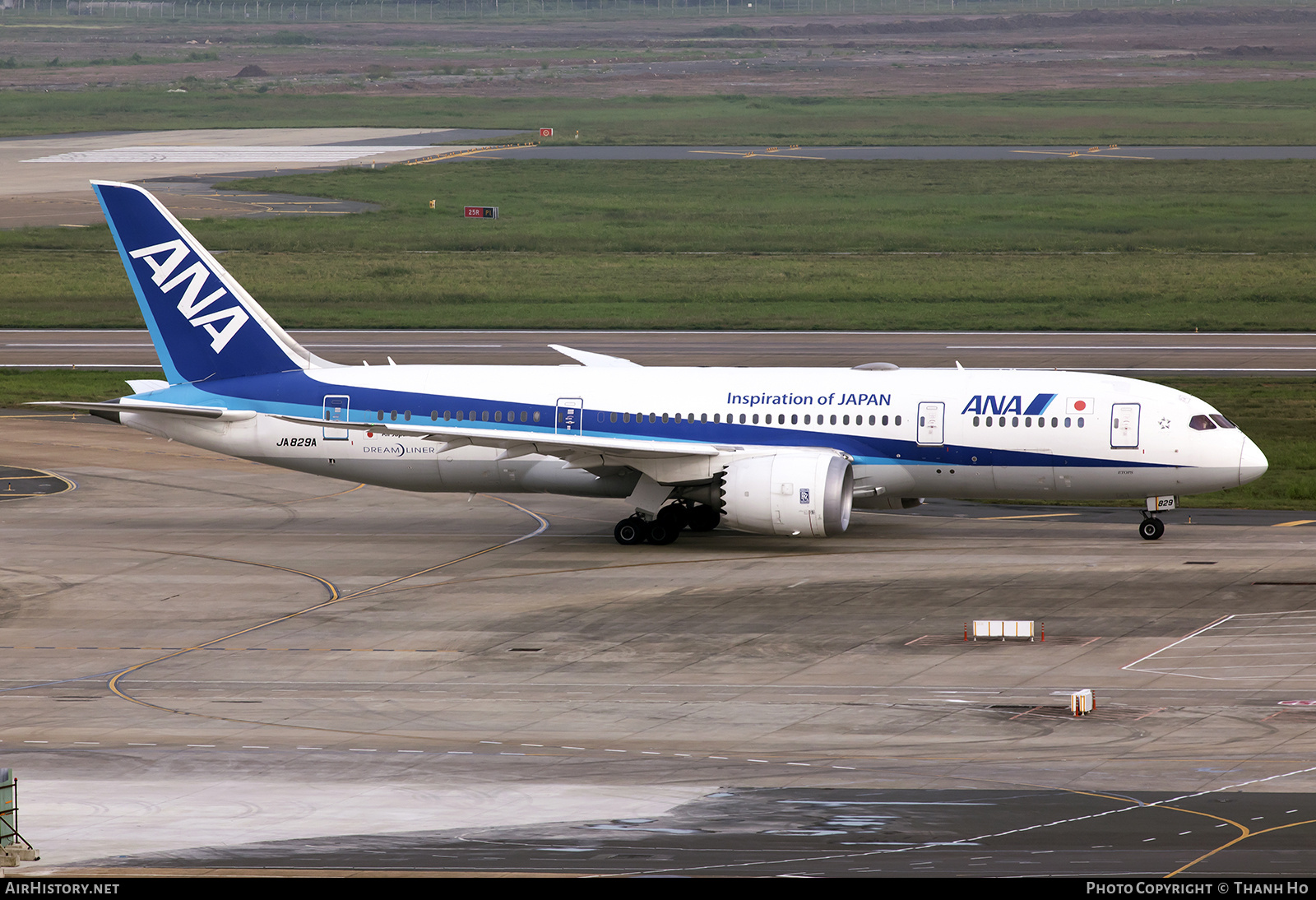 Aircraft Photo of JA829A | Boeing 787-8 Dreamliner | All Nippon Airways - ANA | AirHistory.net #751784