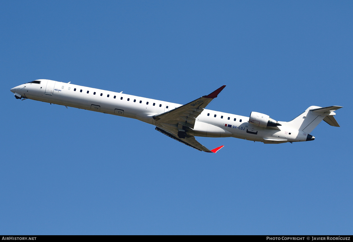 Aircraft Photo of 9H-LOJ | Bombardier CRJ-1000 (CL-600-2E25) | Medavia - Mediterranean Aviation | AirHistory.net #751841