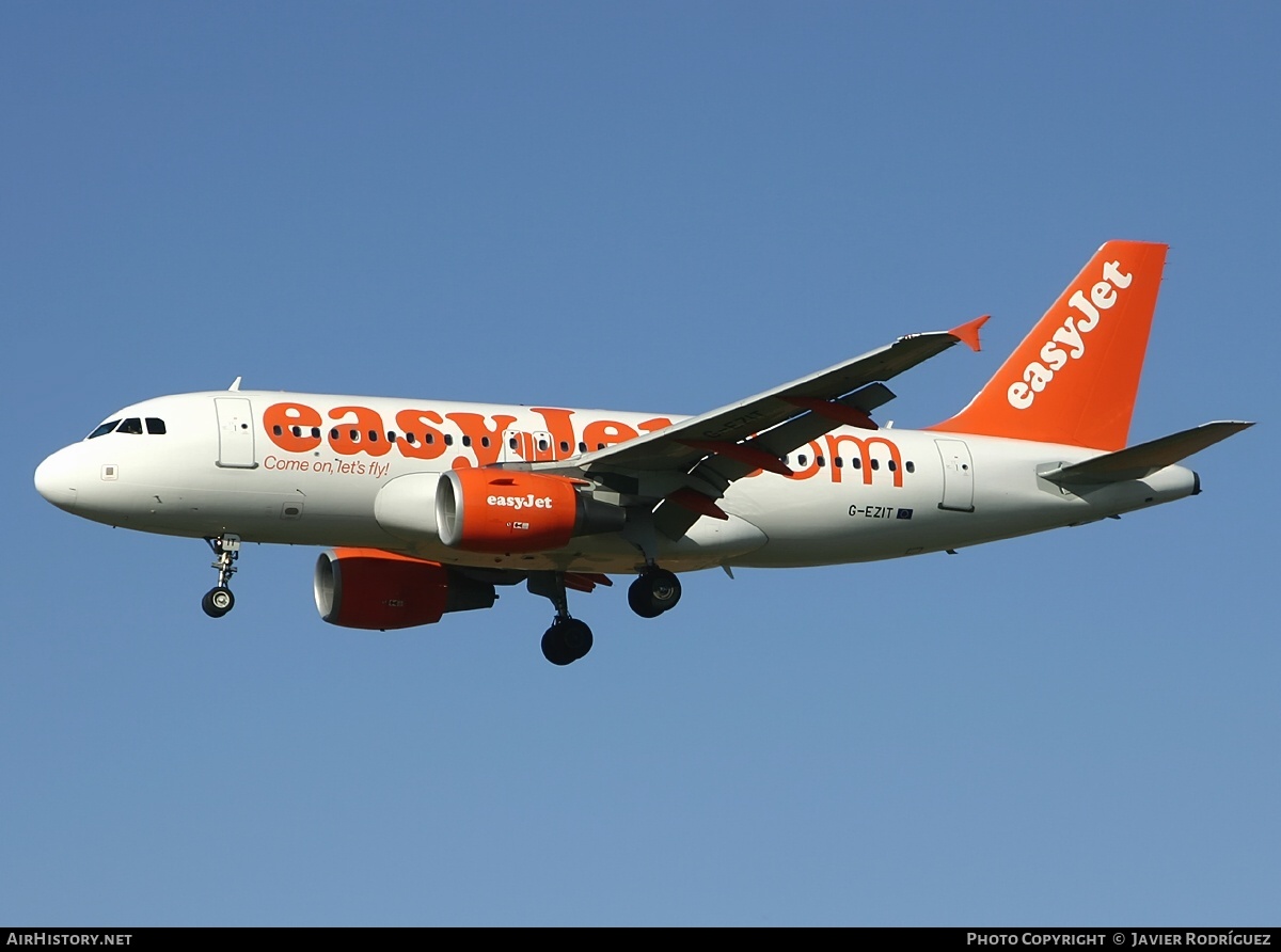 Aircraft Photo of G-EZIT | Airbus A319-111 | EasyJet | AirHistory.net #751846