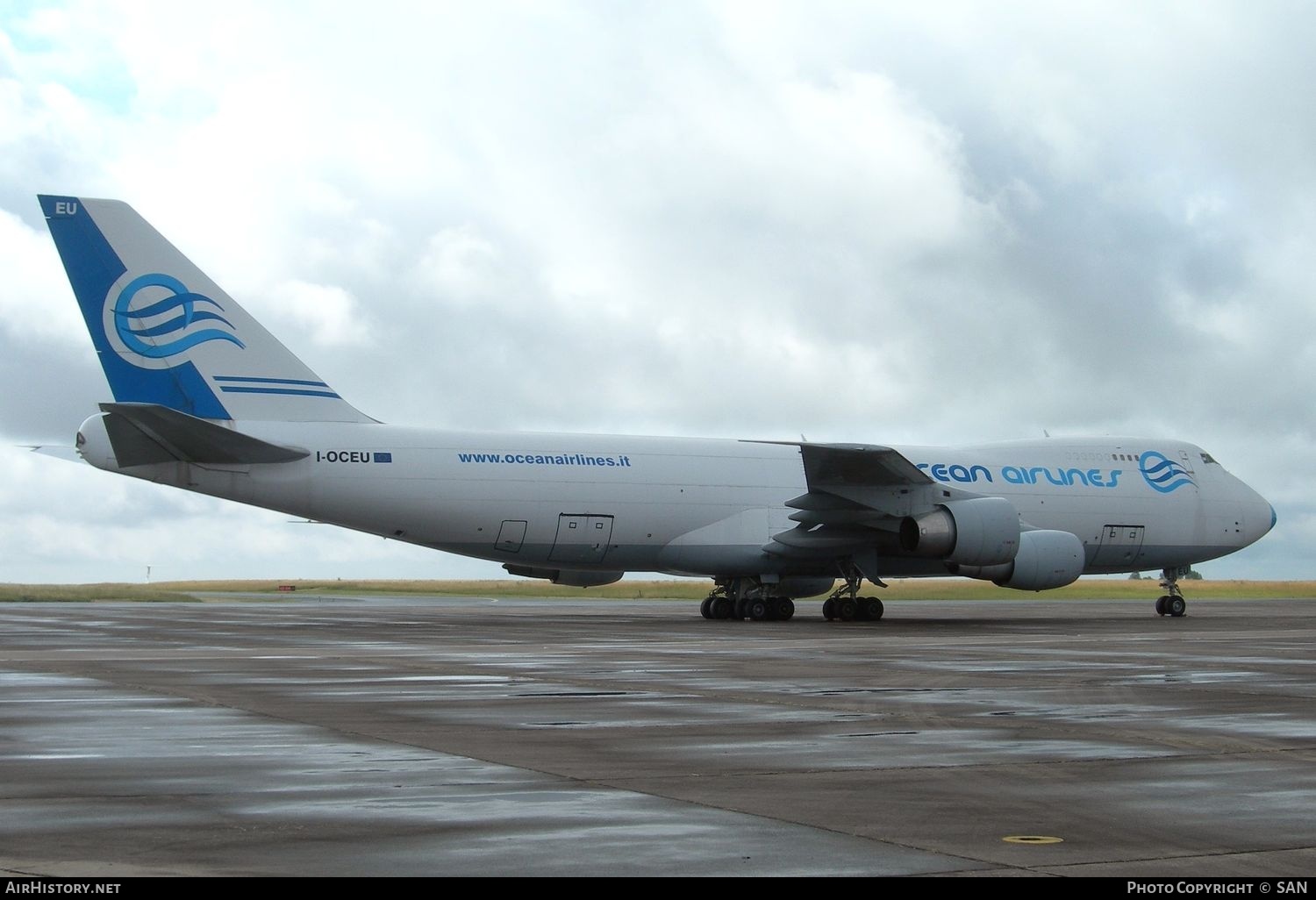 Aircraft Photo of I-OCEU | Boeing 747-230F/SCD | Ocean Airlines | AirHistory.net #751848