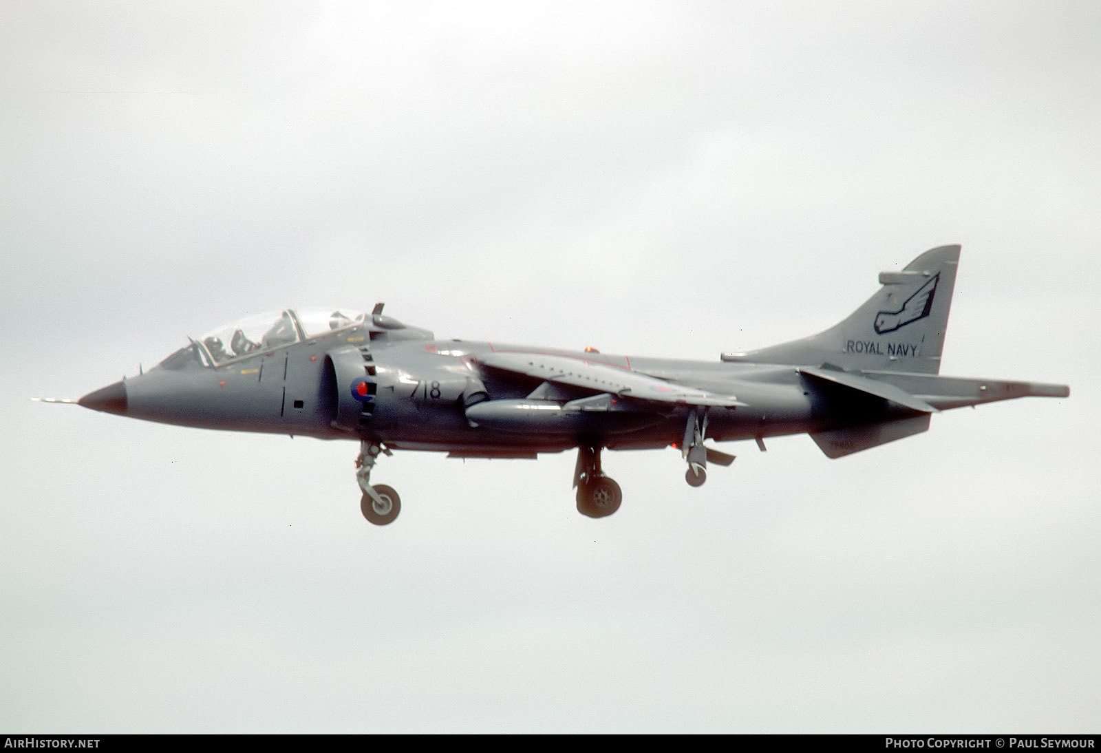 Aircraft Photo of ZB605 | Hawker Siddeley Harrier T4N | UK - Navy | AirHistory.net #751870