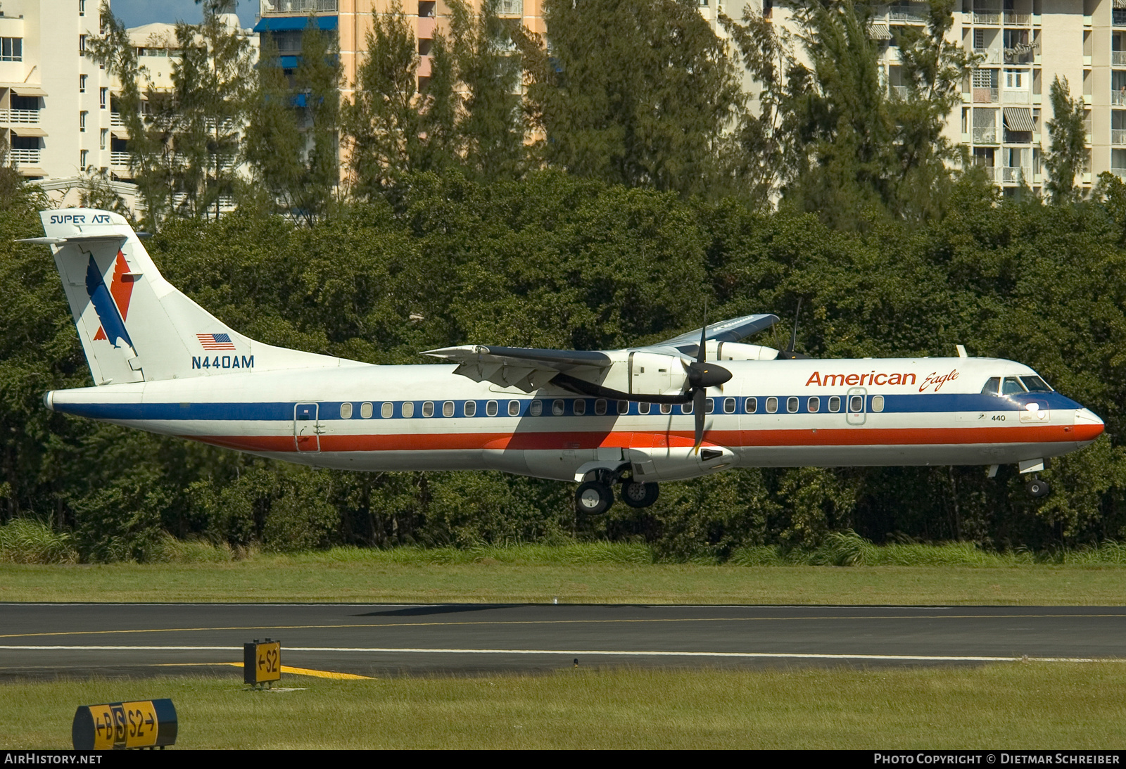 Aircraft Photo of N440AM | ATR ATR-72-212 | American Eagle | AirHistory.net #751885