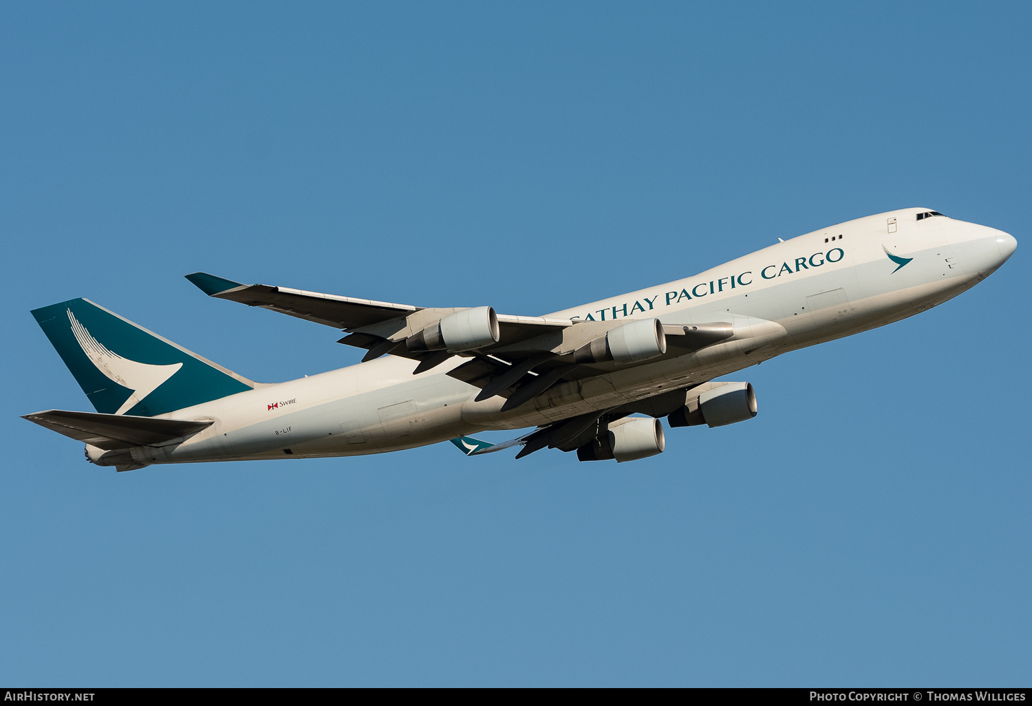 Aircraft Photo of B-LIF | Boeing 747-467F/ER/SCD | Cathay Pacific Airways Cargo | AirHistory.net #751925