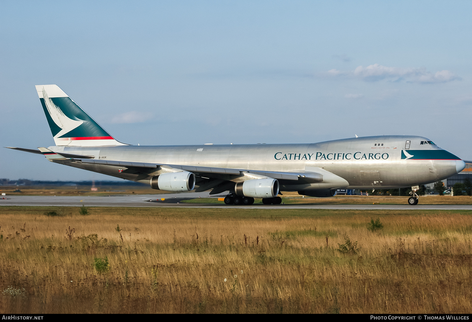 Aircraft Photo of B-HUK | Boeing 747-467(BCF) | Cathay Pacific Airways Cargo | AirHistory.net #751937