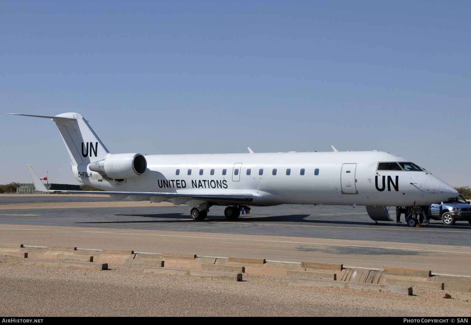 Aircraft Photo of C-FXLH | Bombardier CRJ-200BLR (CL-600-2B19) | United Nations | AirHistory.net #751947