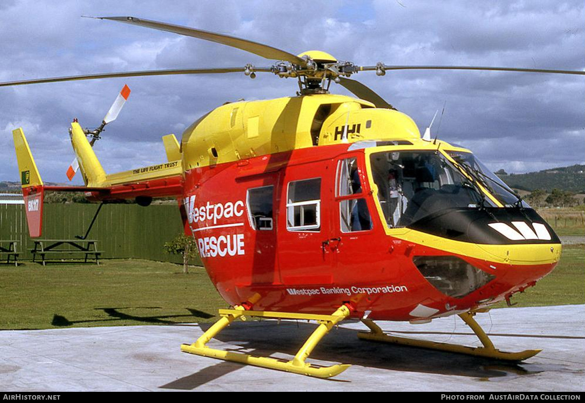 Aircraft Photo of ZK-HHI / HHI | MBB-Kawasaki BK-117B-1 | Life Flight | AirHistory.net #751997
