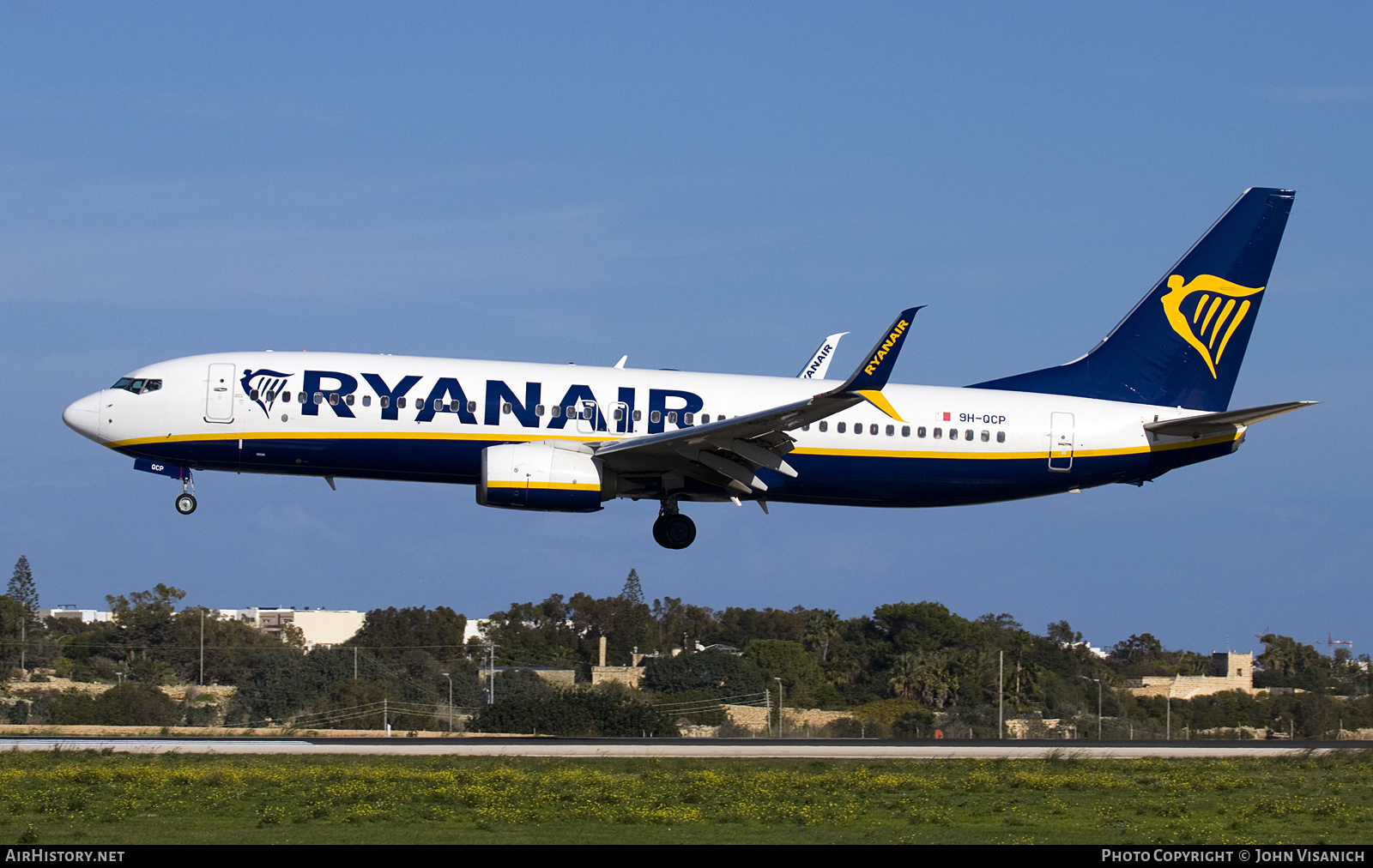Aircraft Photo of 9H-QCP | Boeing 737-8AS | Ryanair | AirHistory.net #752020