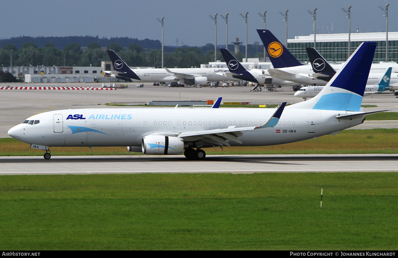 Aircraft Photo of OE-IWA | Boeing 737-8AS(BCF) | ASL Airlines | AirHistory.net #752032