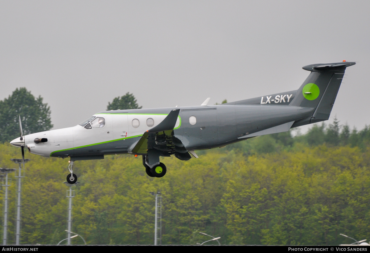 Aircraft Photo of LX-SKY | Pilatus PC-12/45 | AirHistory.net #752048