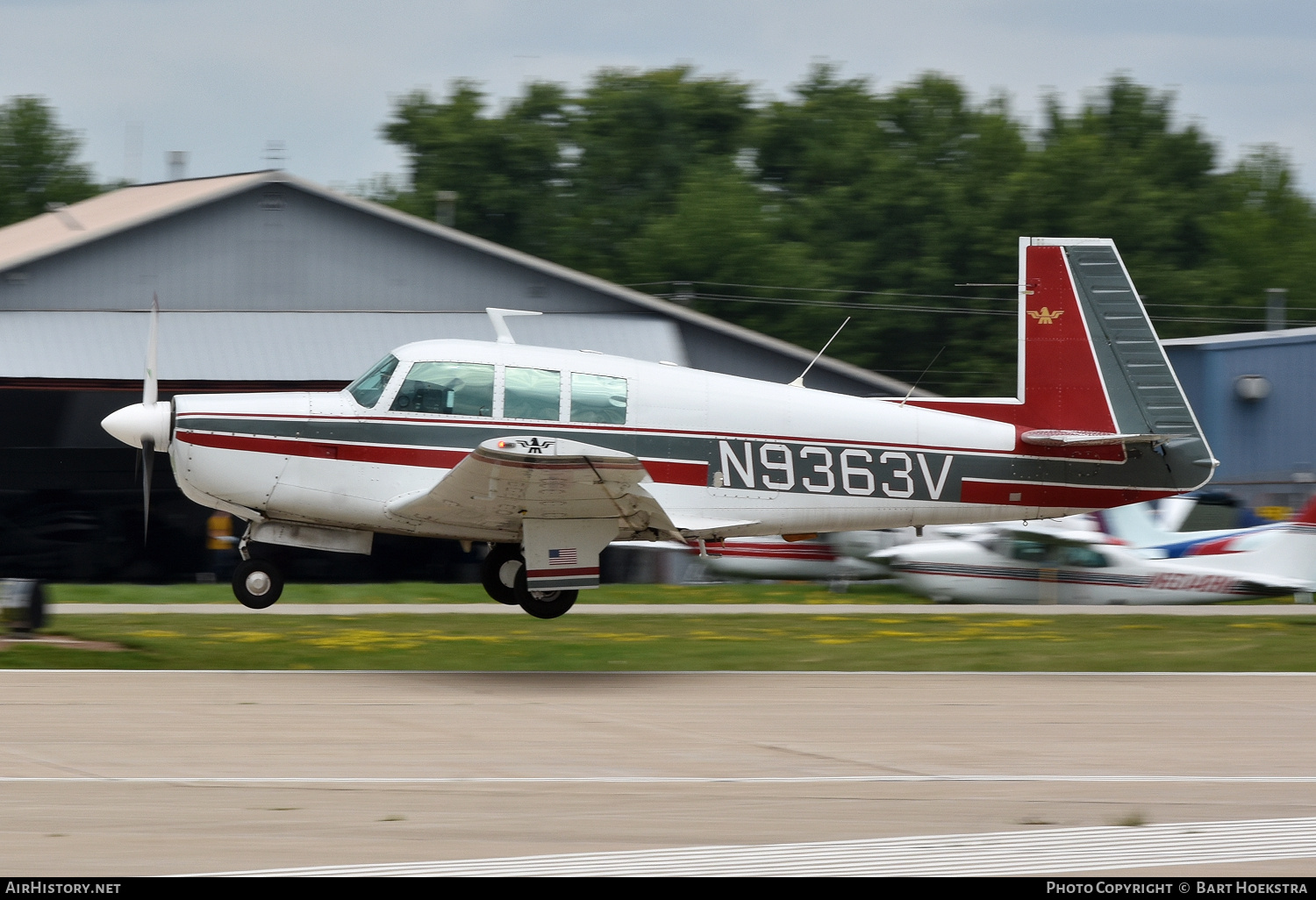 Aircraft Photo of N9363V | Mooney M-20F Executive | AirHistory.net #752050