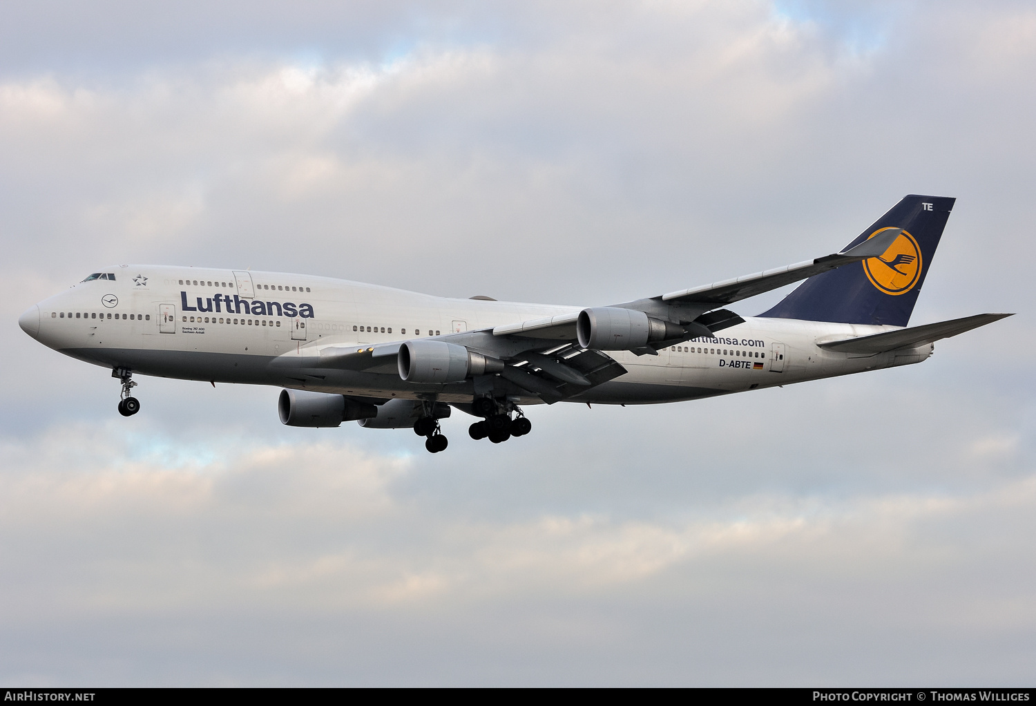 Aircraft Photo of D-ABTE | Boeing 747-430M | Lufthansa | AirHistory.net #752137