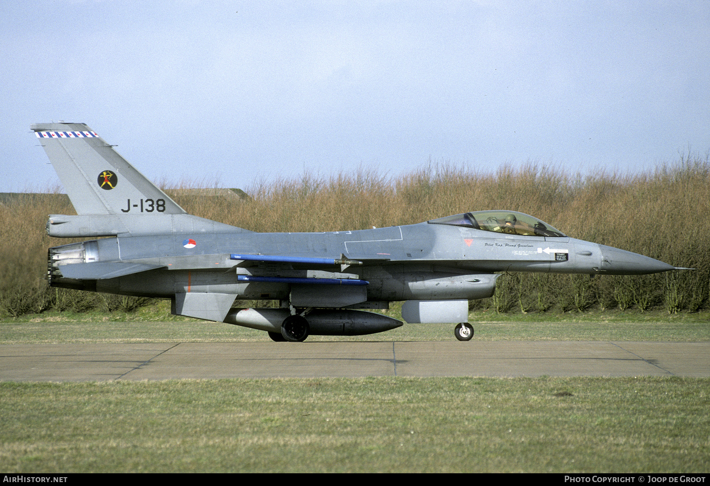 Aircraft Photo of J-138 | General Dynamics F-16A Fighting Falcon | Netherlands - Air Force | AirHistory.net #752142